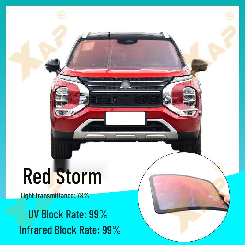 Cross-Border Car Window Film: Colorful HD Heat Insulation, Explosion-Proof, Sun Protection, Privacy Film for Front Windshield.