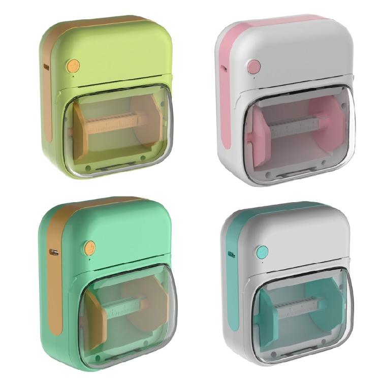 Portable Mini Thermals Printer for Labels Photos and Note Rechargeable Battery No Inks Required Includes 1 Roll Printing Paper