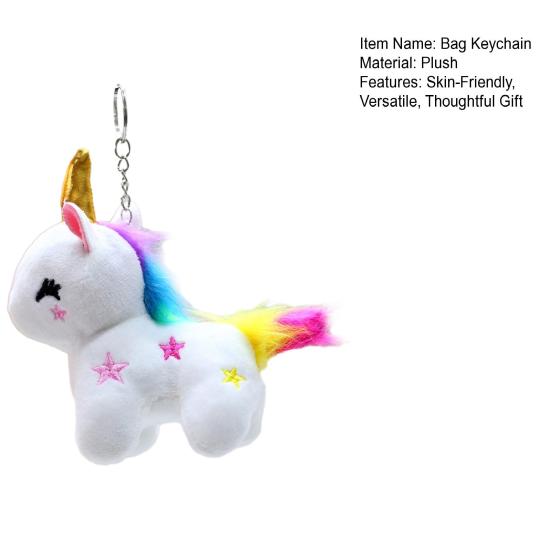 Rozkošná plyšová klíčenka Měkké vycpané zvířátko Přívěsek na tašku Roztomilý dárek k promoci pro přítelkyni nejlepší kamarádku dceru