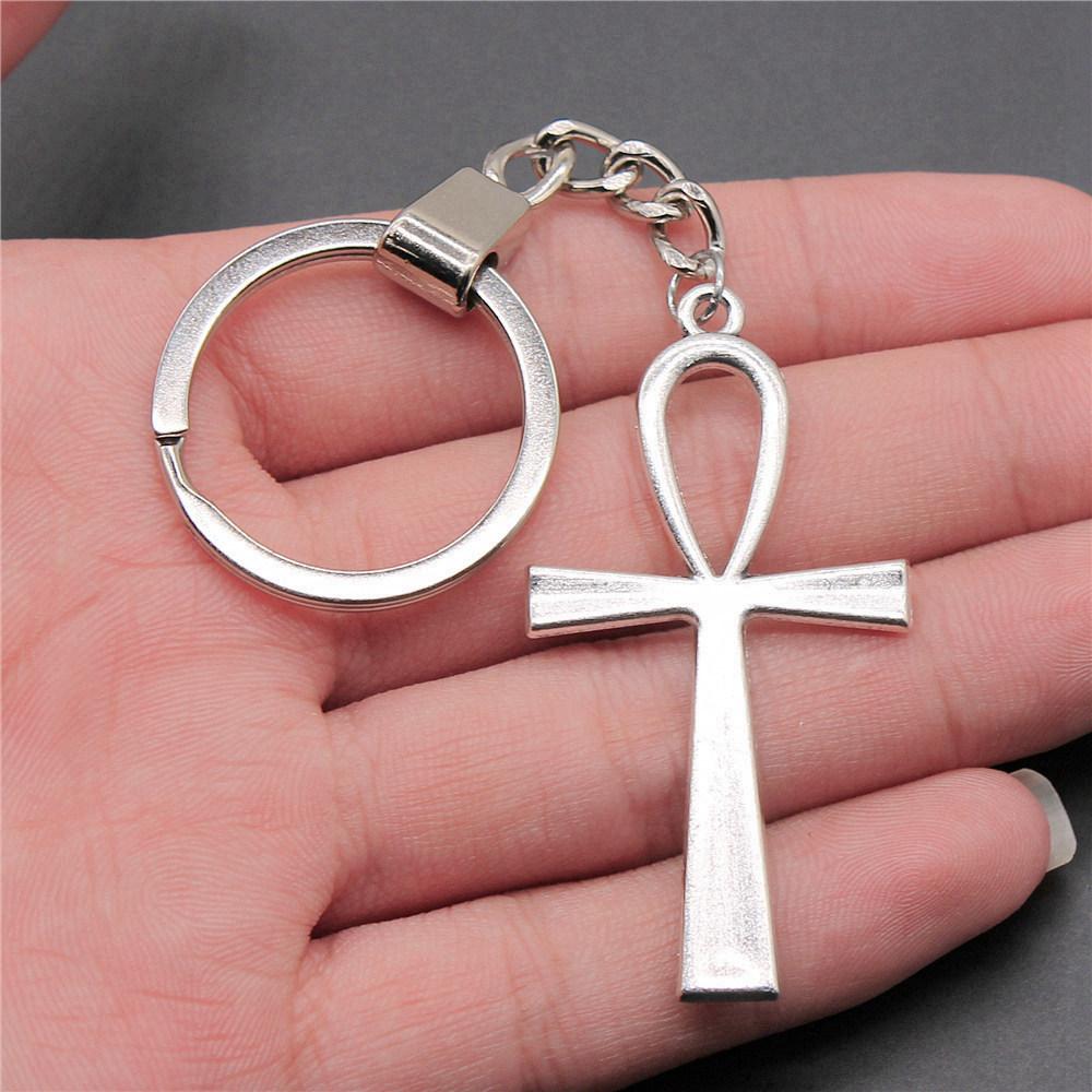 30mm Keychains Bat Cross Skull Vintage Jewelry Supplies QY006