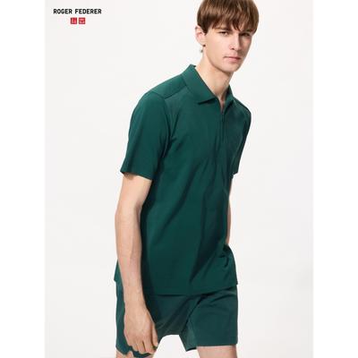 Japan Dry Ex Half Zip Polo Shirt