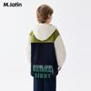M.Latin Boys' Color-Block Hooded Windbreaker