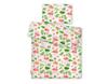 Children's bedding set with filling 135x100 cm - flamingos