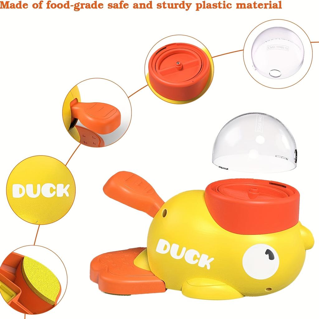 Interactive Dog Snack Dispenser Toy - Slow Feeder Puzzle Feeder, Duck Design, Encourages Healthy Eating & Mental Development, Perfect for All Breed
