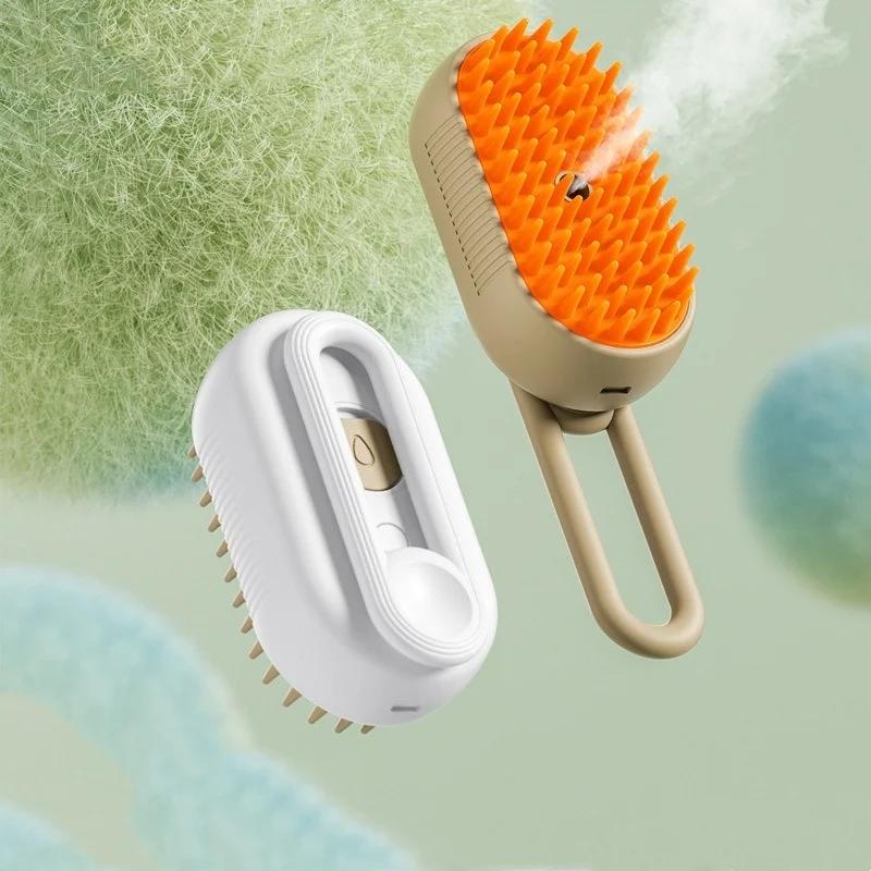 Electric Pet Spray Comb Pet Undercoat Hair Removal Slicker Brush Massage Comb Dog Cat Grooming Tool Cleaning Supplies Acessorios