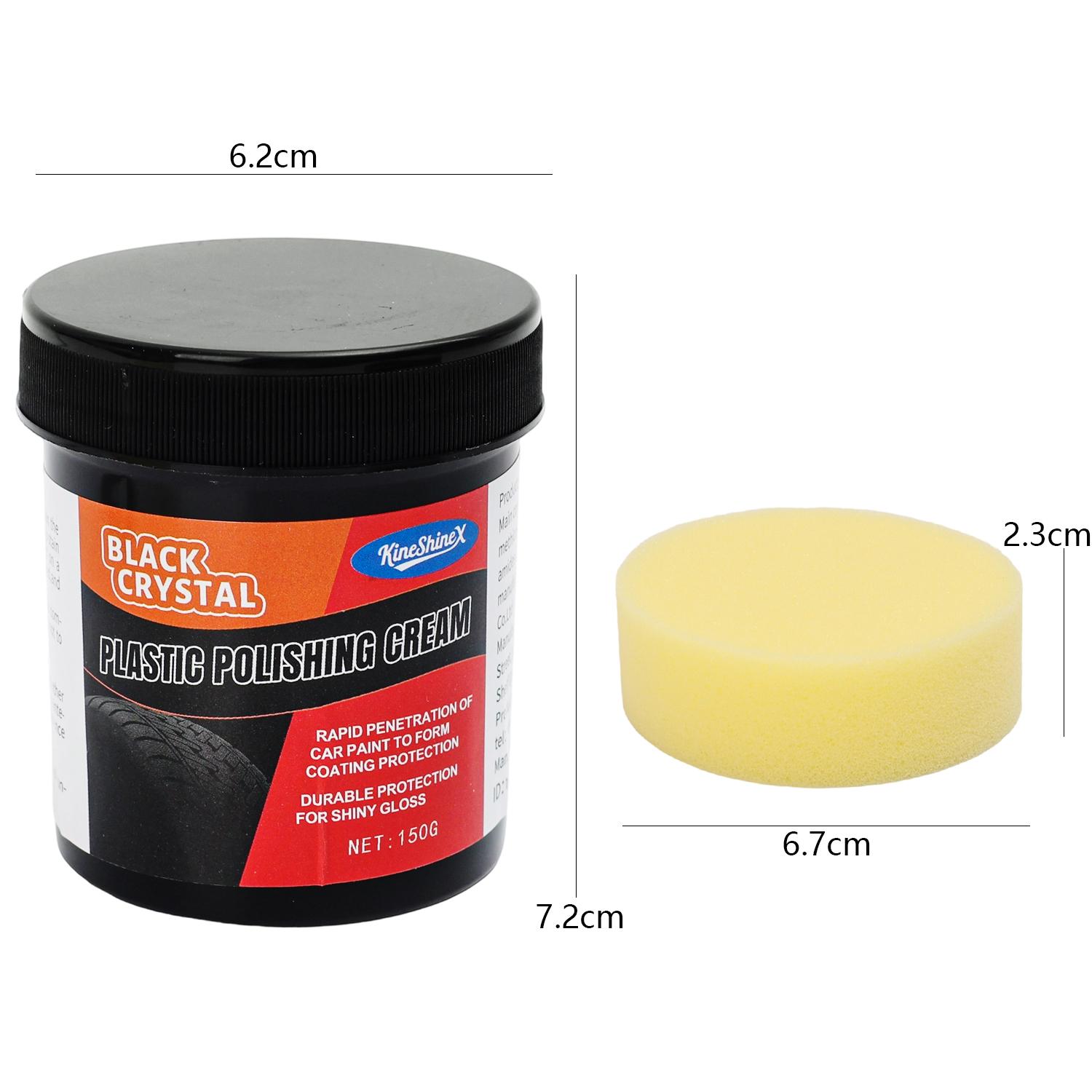 

Паста для ремонта резины Нано-улучшенный восстановитель отделки для пластикового автомобильного бампера приборной панели Черный пластик Салонный ремонт Выцветший Поцарапанный 150ml