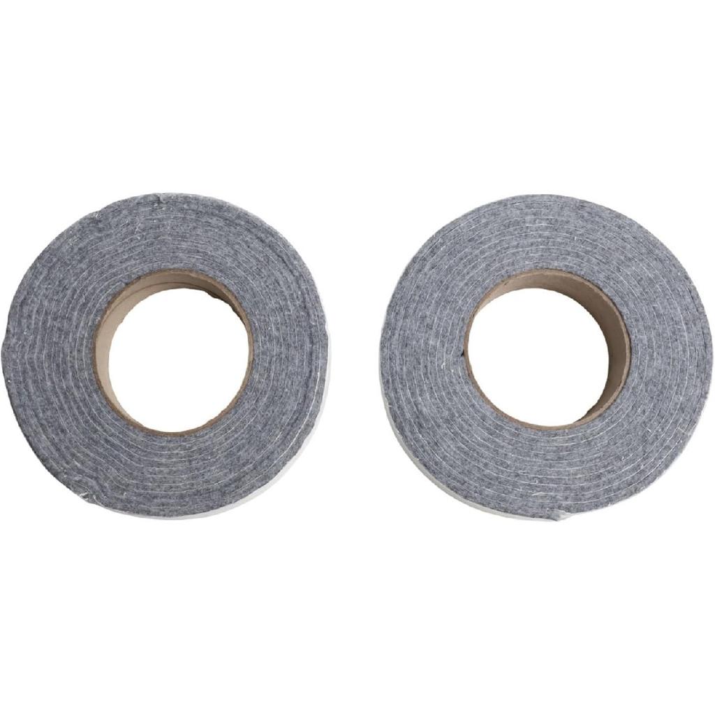 Thickened Weather Stripping 2 Strips 13 Feet, 3 Cm Wide Felt Cotton Tape Seal Tape for Window, Sliding Door Jamb, Speaker, Dashboard(Gray 3cm*400cm)
