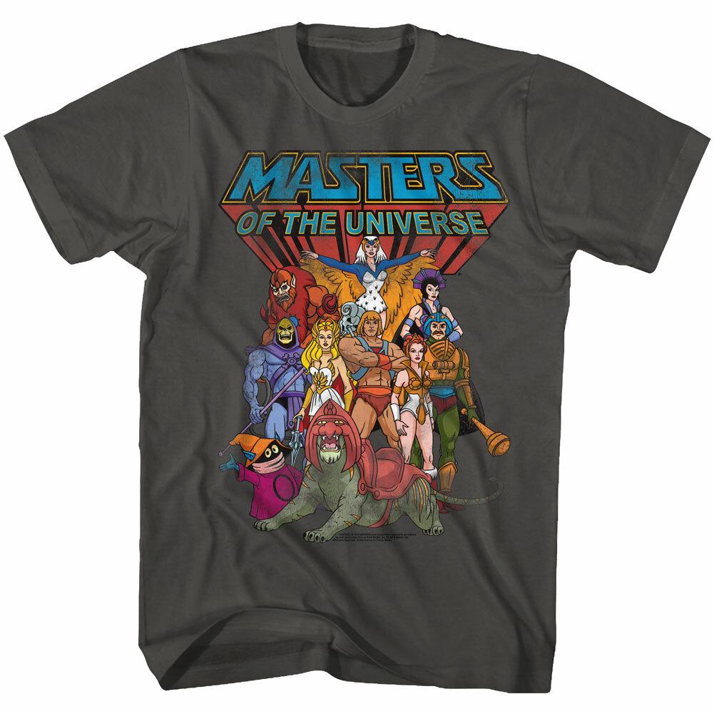 Masters Of The Universe 80 s Cartoon He-Man Good Evil Characters Men s T Shirt S