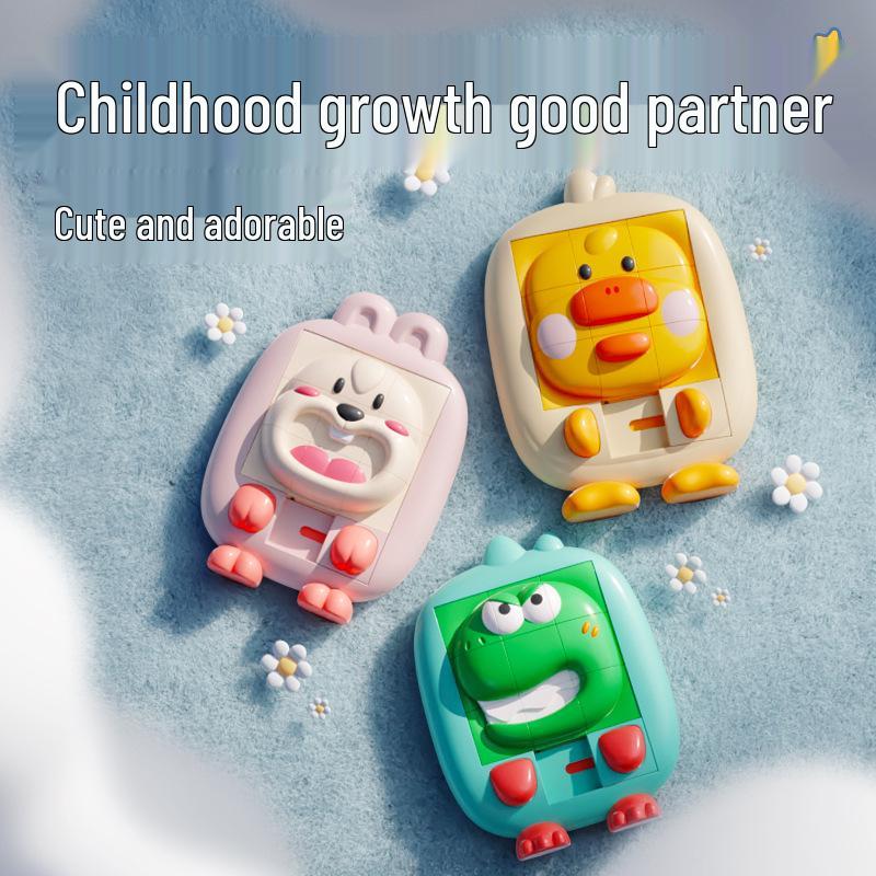 3D Cartoon Huarong Schiebespiel: Lernspielzeug für Baby & Kindergarten Denk- und Intelligenzentwicklung