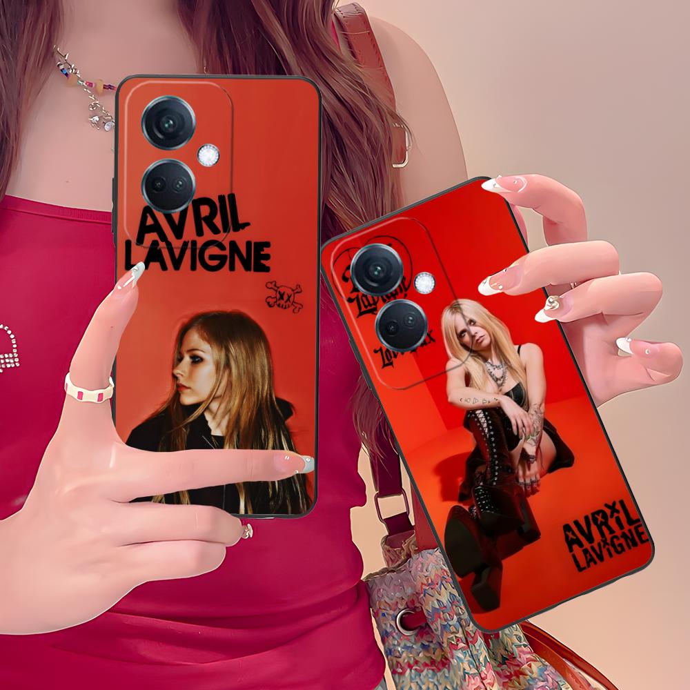 Avril Lavigne Matte TPU Mobile Phone Case for OPPO Find X9 X8 X7 X6 X5 X3 X2 Plus s Pro Ultra Lite Colorful Printing Cover