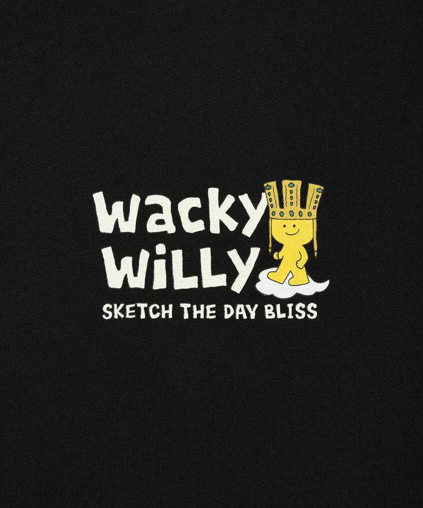 WACKY WILLY Kiki Travel Series Racing T-Shirt Black
