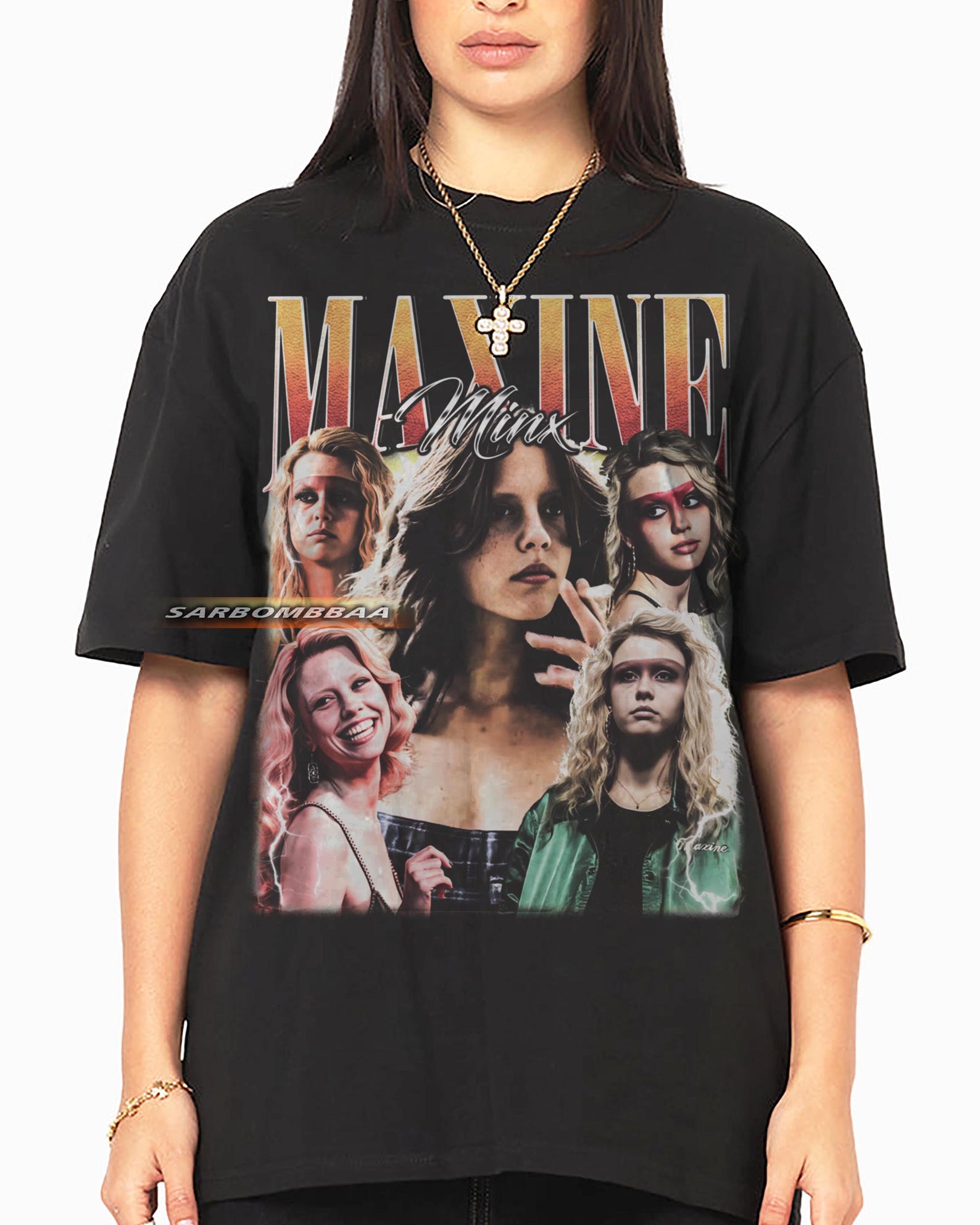 Maxine Minx Graphic T-Shirt, Vintage Style Unisex Streetwear S