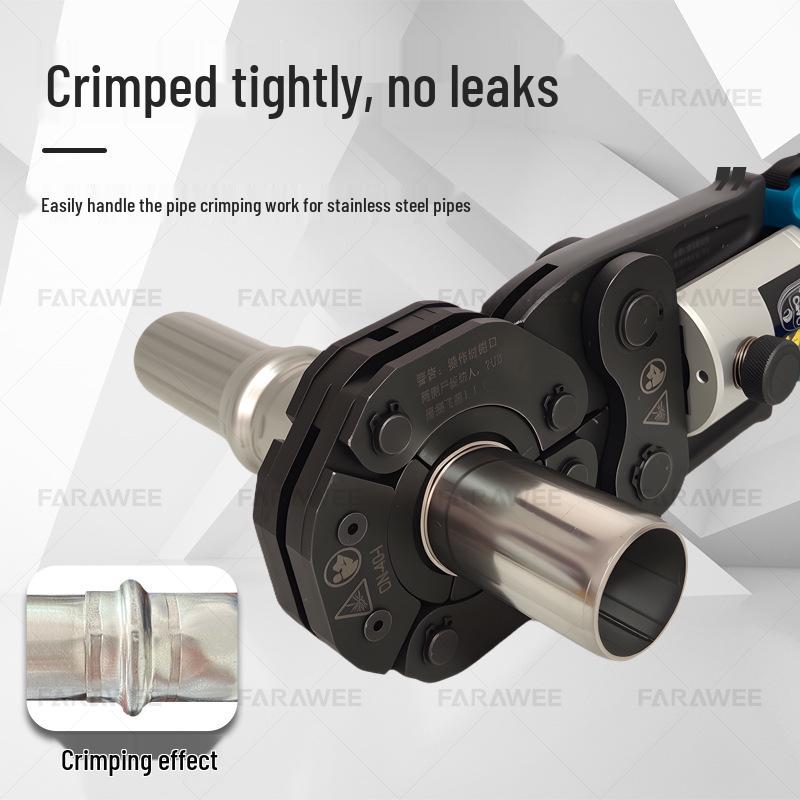 ZUPPER PZ-1550 Stainless Steel Cordless Electric Pipe Press Tool by Jūlì Tools