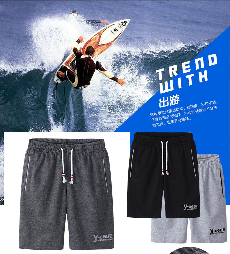 Pantaloncini Sportivi Estivi da Uomo Taglie Forti ad Asciugatura Rapida