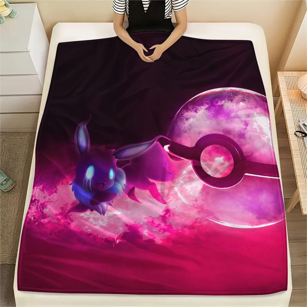

Eevee (Pokémon) Print Flannel Blanket, High quality Comfortable for All Seasons, Home Decor, Warmth and Comfort 80cm x 120cm