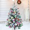 Artificial Christmas Tree 29.5 Inch Decor Filler Pre-Lit Christmas Tree For Pathway Porch Yard Carnival Party Apartment Mothers
