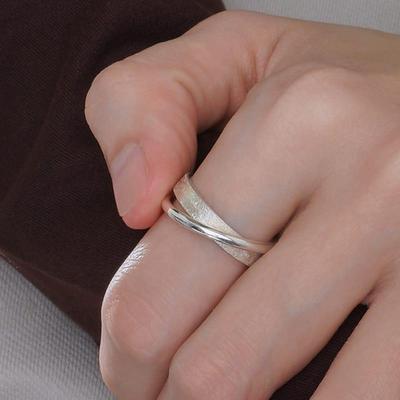 POSTLUDE [SILVER] DOUBLE TWIST RING