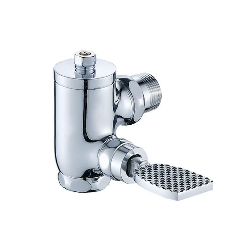 Foot Pedal Delay Toilet Flush Valve