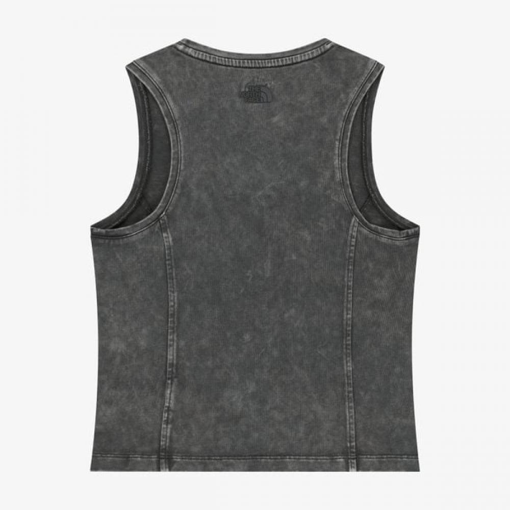The North Face Women Oversized Edge Sleeveless Dark Gray Nt7vs31j