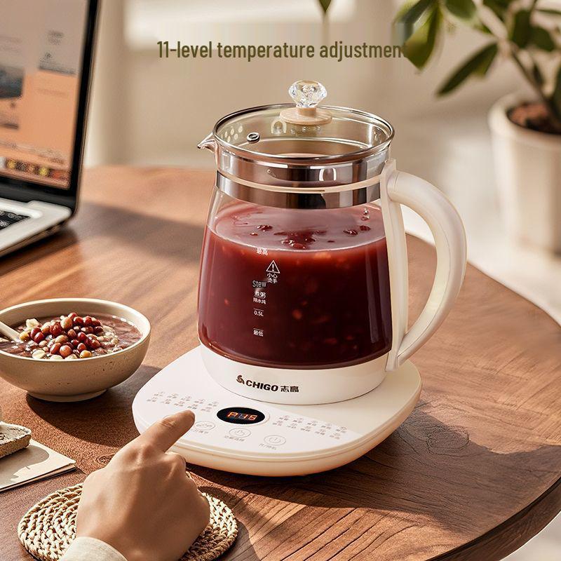 Oală de sănătate Ceainic electric din sticlă izolată