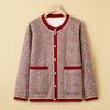 Middle-aged Women's Clothing Grandma Versatile Top Mother Short Coat Spring and Autumn New Casual Large Size