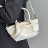 2025 spring new Korean version fashionable small fresh portable vegetable basket bag niche casual high-end textured messenger bag