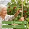 300Pcs Plant Clip for Climbing Plants Plastic Trellis Plant Support Clips for Garden,Reusable Clips for Supporting Grape Tomato Vine,Vegetables Plants