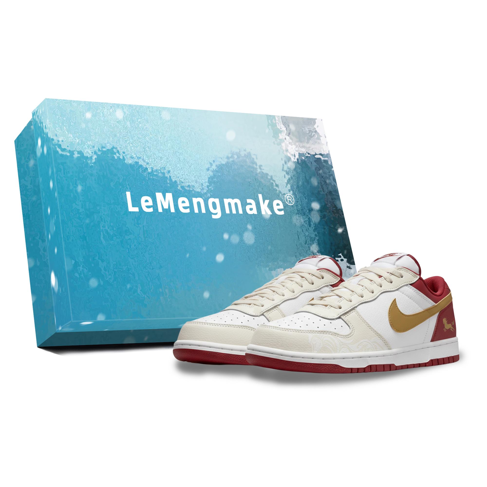 

Nike Big Lemon Joy Low top Skateboard Shoes Men s Ecru 355152-150(Team399-S-BOX) 45