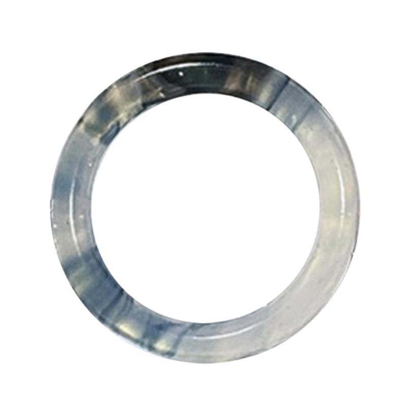 Retro Transparent Colourful Acrylic Resin Round Rings Minimalist Geometric Rings For Girls Colorful Marble Pattern Jewelry Gifts