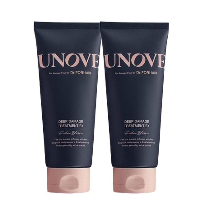 UNOVE Deep Damage Treatment EX Intensive Protein Repair & Smoothing Care 207ml x 2set (Tender Bloom / Warm Petal)
