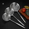 304 Stainless Steel Hot Pot Colander Oil Fried Filter Large Long Handle Mesh Noodle Strainer Skimmer Spoon Kitchen Utensils