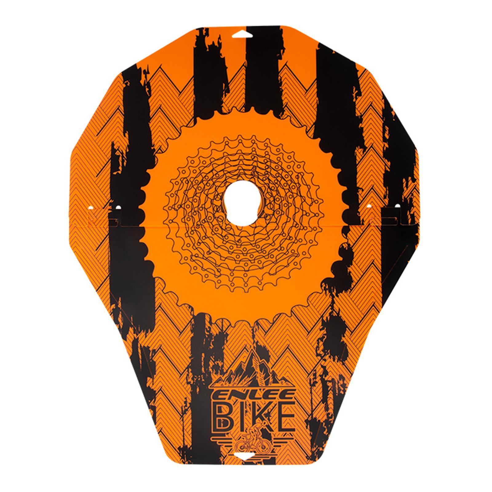 

ENLEE Bicycle Disc Brake Cover Heat-Resistant Wear-Resistant Mountain Bike Washer Cover Simple Dazzle Print Washing Tool