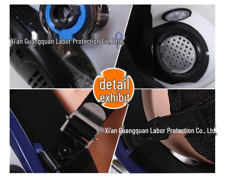 8100 Sphere-D Full Face Respirator Mask for Spray Painting, Chemicals, Pesticides, and Dust, with Wide Field of View