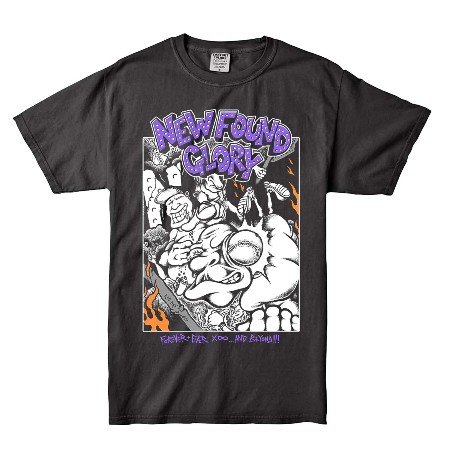

Hot Sale New Found Glory American Poppunk Band Graphic Cotton Tshirt Unisex Unisex Women Short Sleeve Vintage Brand Tee S