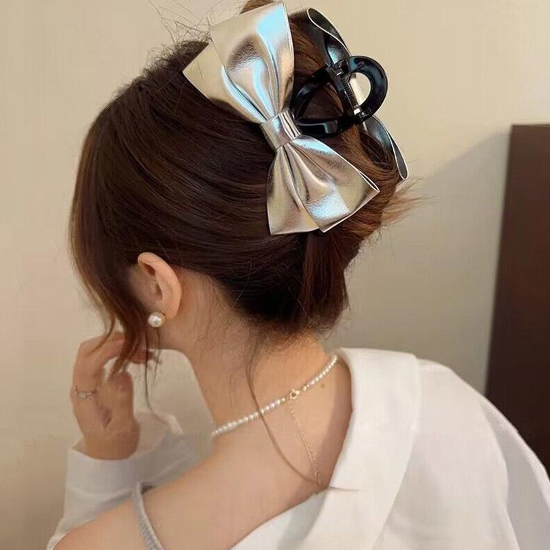 

Новый элегантный большой бант для волос, винтажная большая заколка для волос, заколки в виде краба, заколки, головные уборы для женщин и девочек, аксессуары для волос, ювелирные изделия