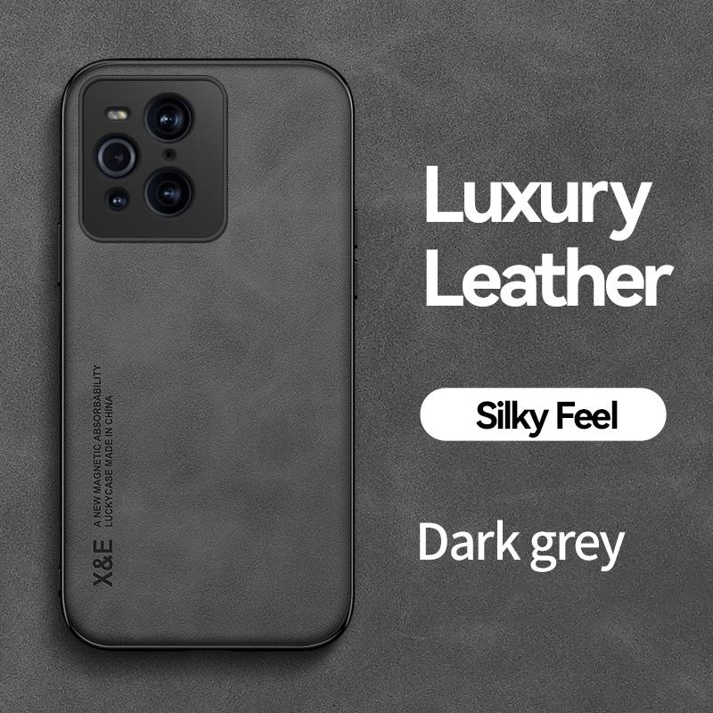 KEYSION Luxusné kožené puzdro pre OPPO Find X5 Pro X5 Lite Silikón + PC nárazuvzdorný zadný kryt telefónu pre OPPO Find X3 X3 Pro X3 Lite