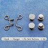 2/4/8 Sets Pant Waist Tightener Button Pins Jeans Button Tightener To Make Smaller Waist Tightener