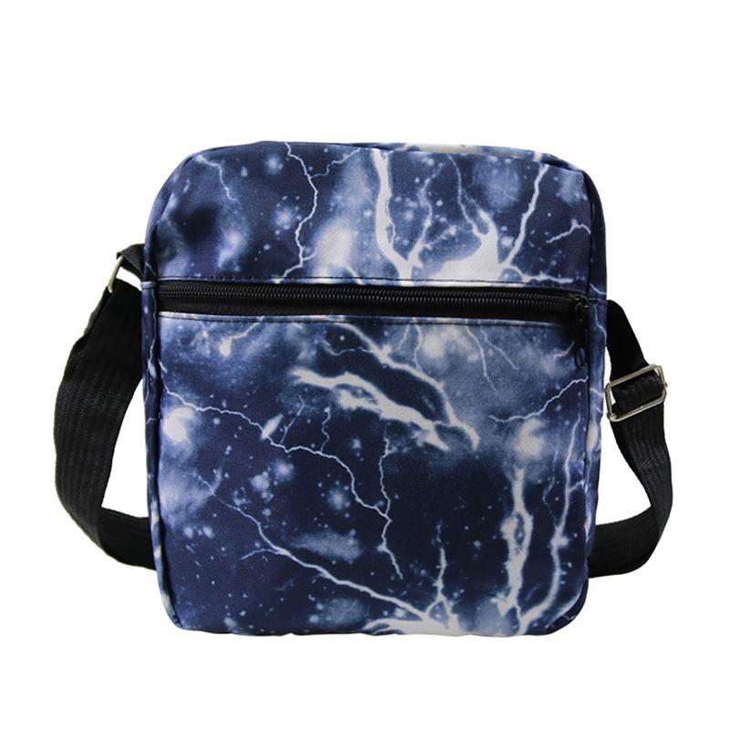 Casual Shoulder Bag, Student Stationery Bag, Oblique Span Bag, Schoolbag, One Piece, Customized Heat Transfer with Pictures.