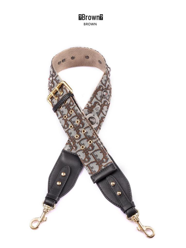 Ma Huang Shi Nastavitelný plátěný ramenní popruh crossbody taška doplněk - Podzimní/zimní kolekce, MHS-F-15