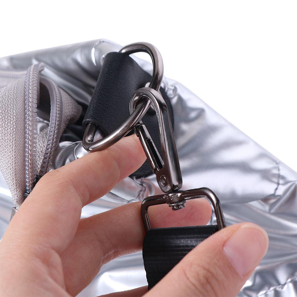 Foldable Women's Tote Bag Fitness Sports Travel Handbag Portable Quilted Gym Bag  Female