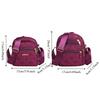 Five-layer Zipper Crossbody Bag Nylon Small Phone Bag Trendy Shoulder Bag  Cosmetic Bag