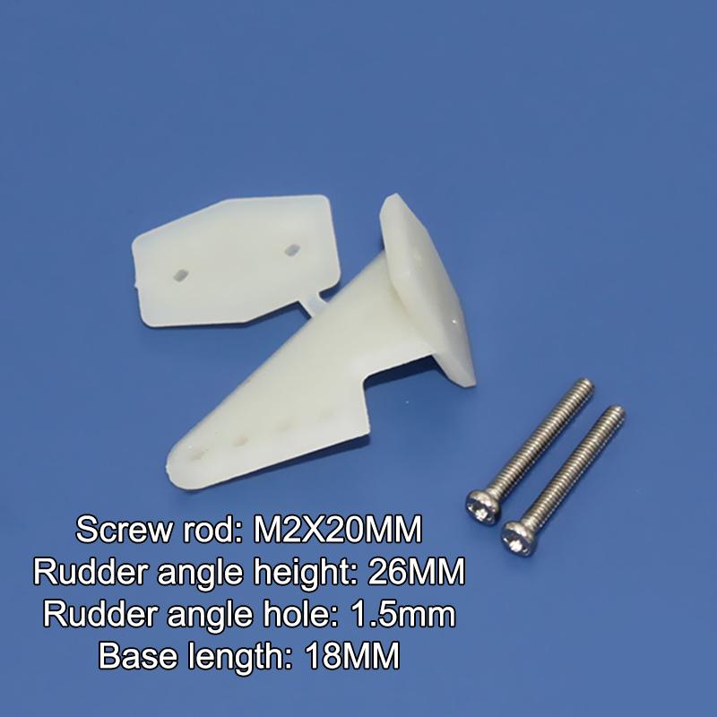 10 Sets/lot With Screws Pin Horns 18x26 4hole L18xW13xH26 RC Airplanes Parts Electric Planes Foam Aeromodelling