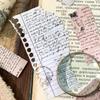 15Sheets Antique Paper Sticker Decorative Scrapbooking Sticker For Notebook Journals Card Making Craft Embellishments