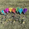 Multifunctional PVC Rotating Hot Air Balloon Wind Spinner for Outdoor Gardens Patios Balcony Weather Proof Ornaments