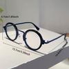 Vintage Round Glasses Men Punk Design Blue Light Blocking Optical Frames New Retro Fashion Non-prescription Eyeglasses