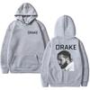 Hot Rapper DRAKE vintage Graphics printed streetwear Autumn Winter Men women hip hop punk Sweatshirt Unisex Fleece Casual Hoodie