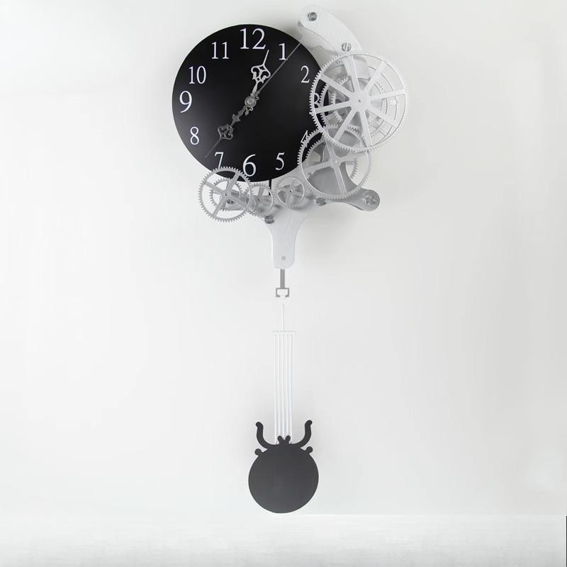Creative Gear Pendulum Clocks Wall Home Decor Silent Bedroom Metal Large Wall Clock Living Room Orologio Da Parete Gift Ideas