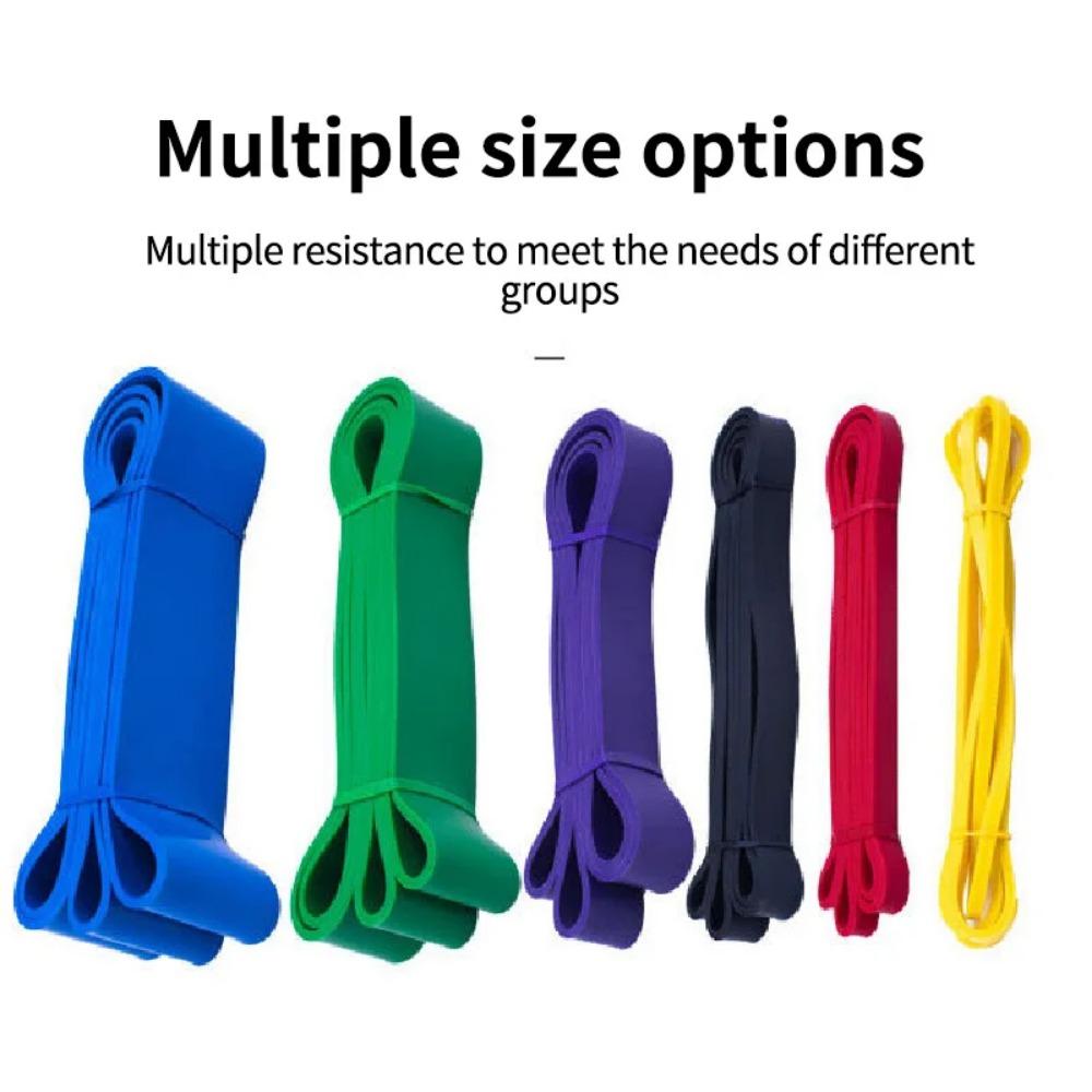 Robustes Latex-Widerstandsband, elastisches Übungsband, für Sport, Stärke, Klimmzughilfe, Workout, Pilates, Fitnessgeräte