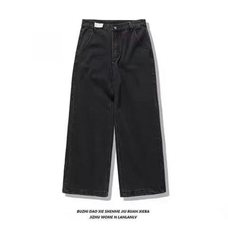 JNCO Streetwear Y2K Hip Hop Εκτύπωση Φαρδύ Πόδι Τζιν Δένετσο Ανδρικό Γυναικείο Φθινόπωρο Casual