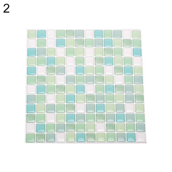 3D Mosaic Self Adhesive Wall Floor Tile Sticker Decal Kitchen Bathroom DIY Decor